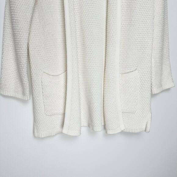 Marine Layer Catalina Knit 100% Cotton Cardigan | White | SZ S - Picture 7 of 12